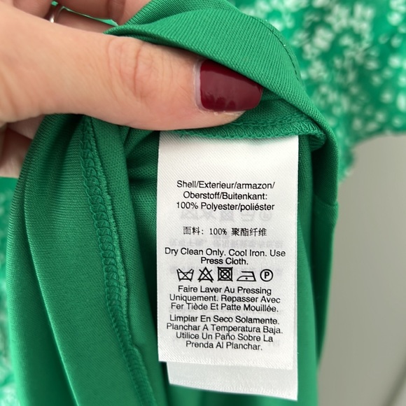 DKNY green dress size 4 - Picture 7 of 8